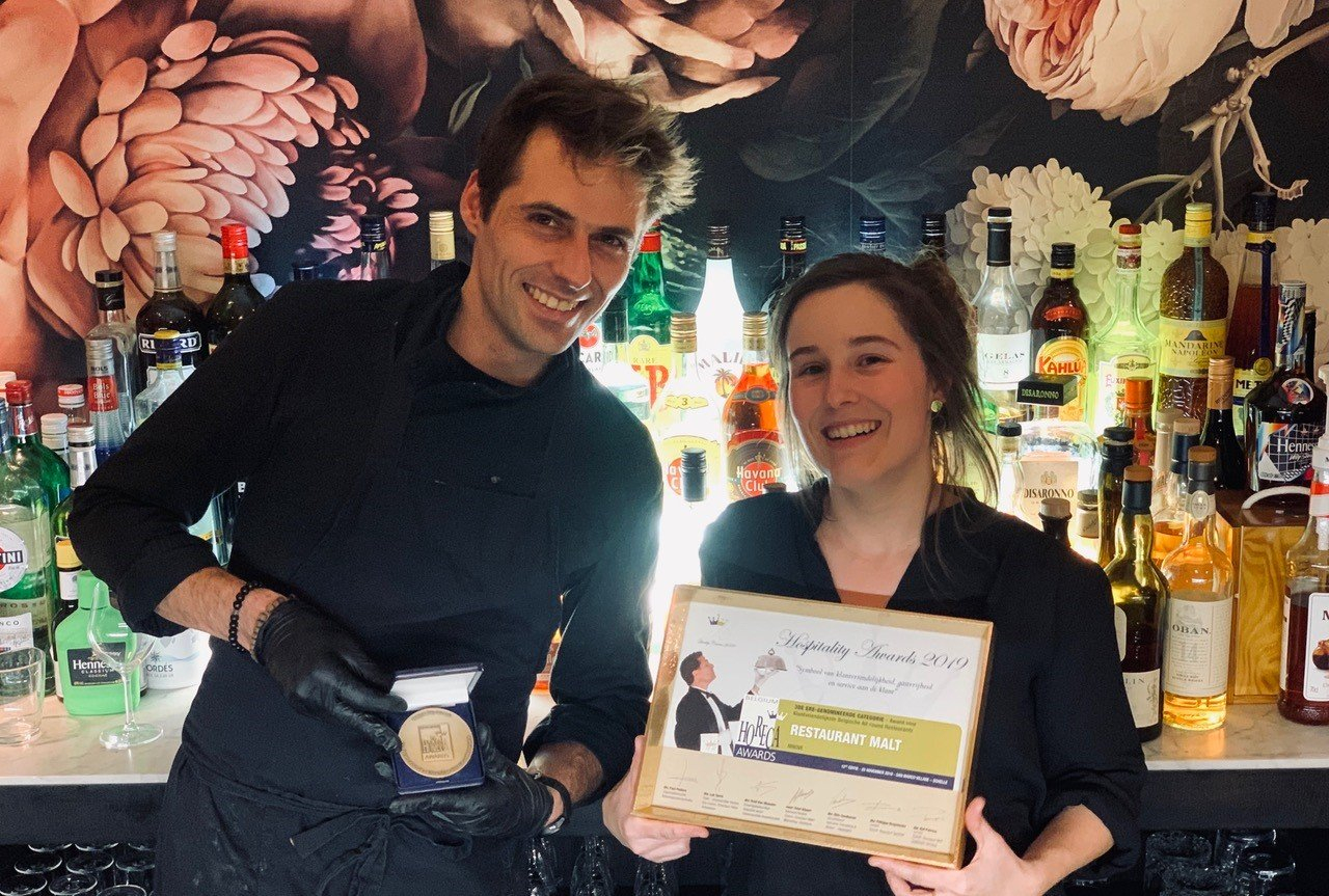 Restaurant Malt haalt bronzen ‘Hospitality award’