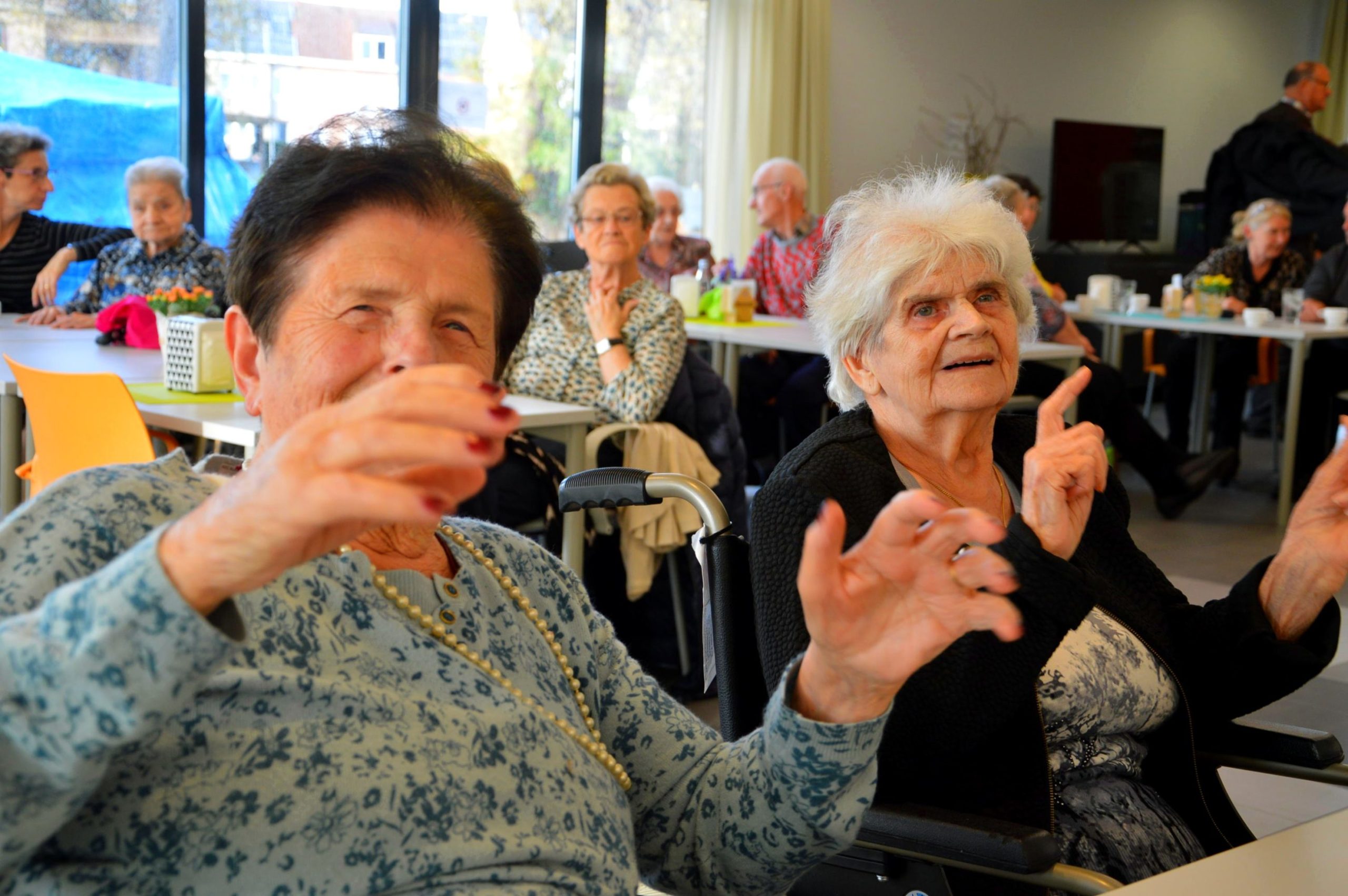 Op plezier maken staat geen leeftijd tijdens de ouderenweek