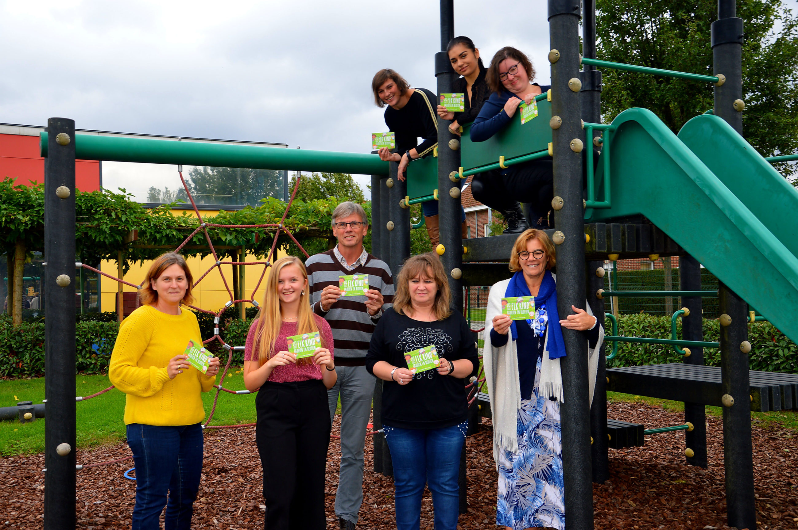 De stad zet haar kinderbegeleidsters in het zonnetje