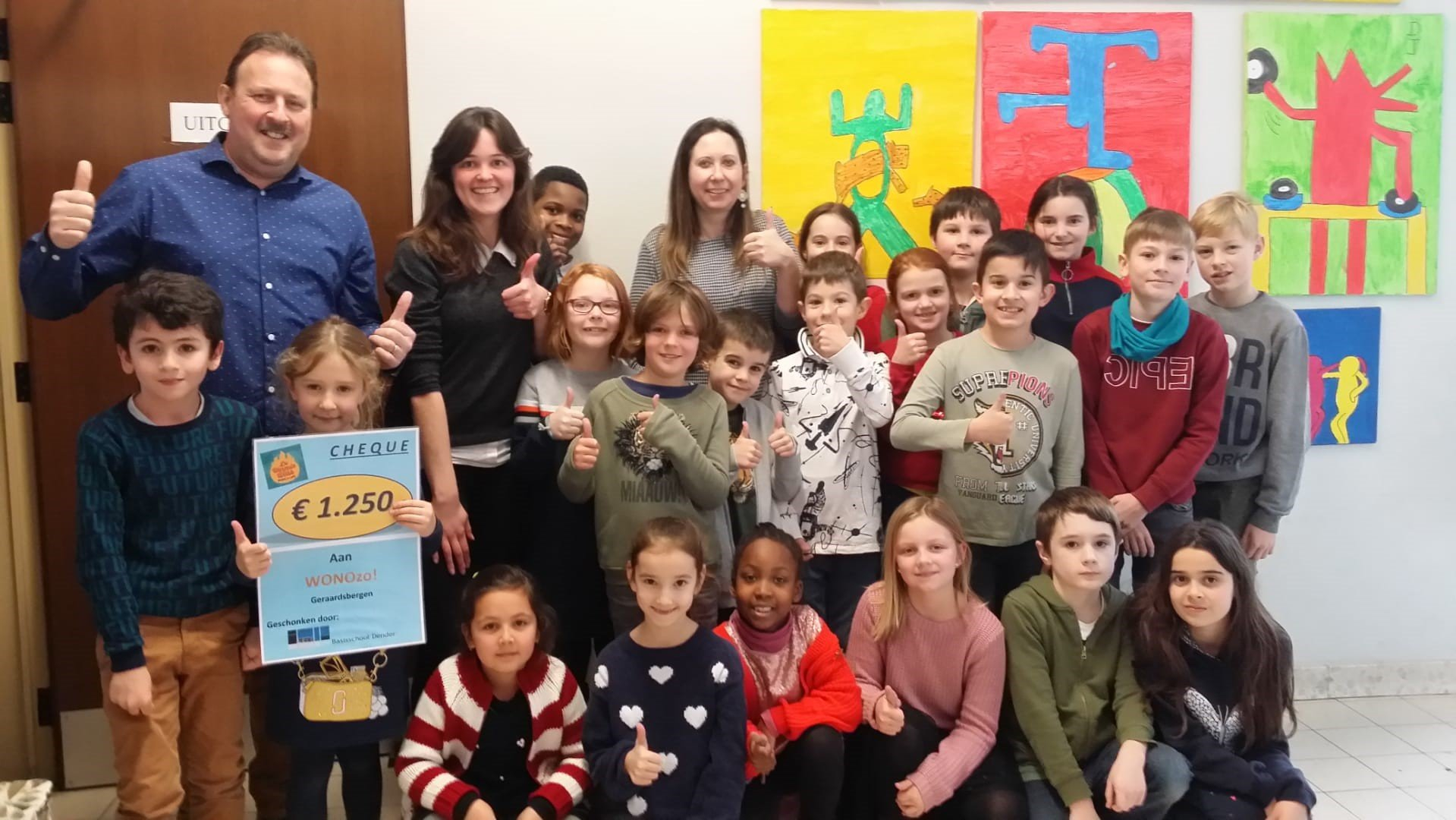 Basisschool Dender steunt mensen met een beperking