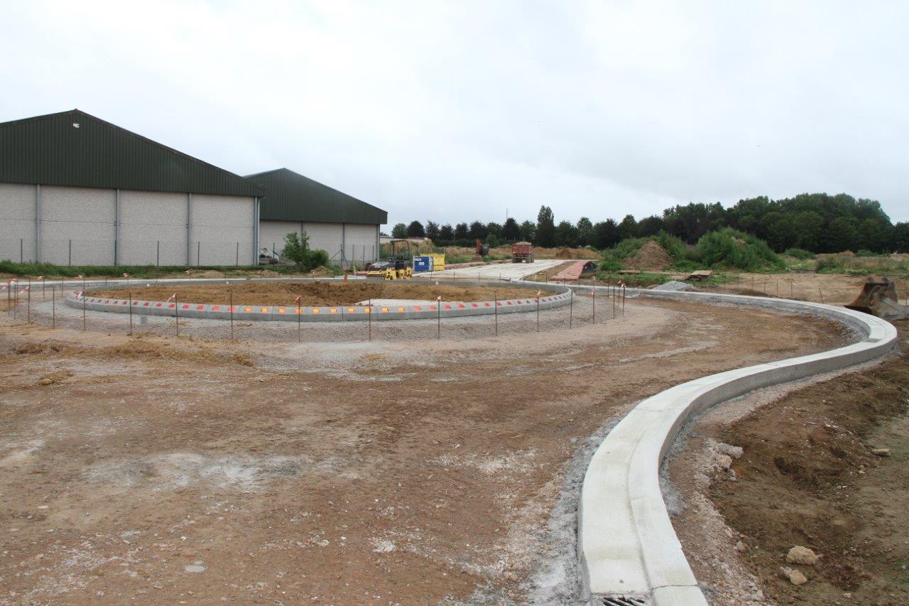 Wegenis bedrijventerrein Doorn Noord krijgt stilaan vorm