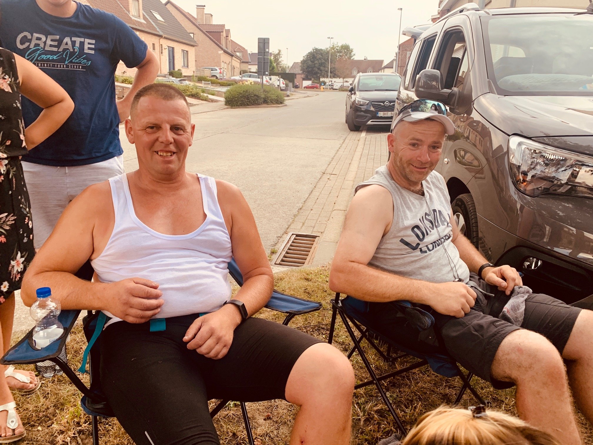 Serge en Steven stapten hun Dodentocht in een loodzware hitte