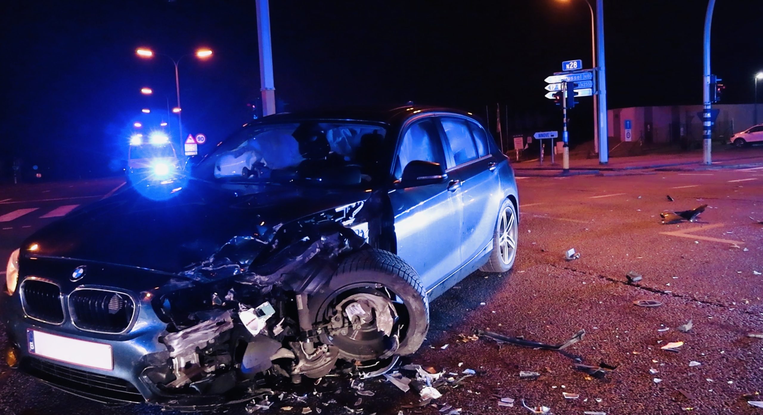Nieuwjaarsbotsing op kruispunt Den Doorn