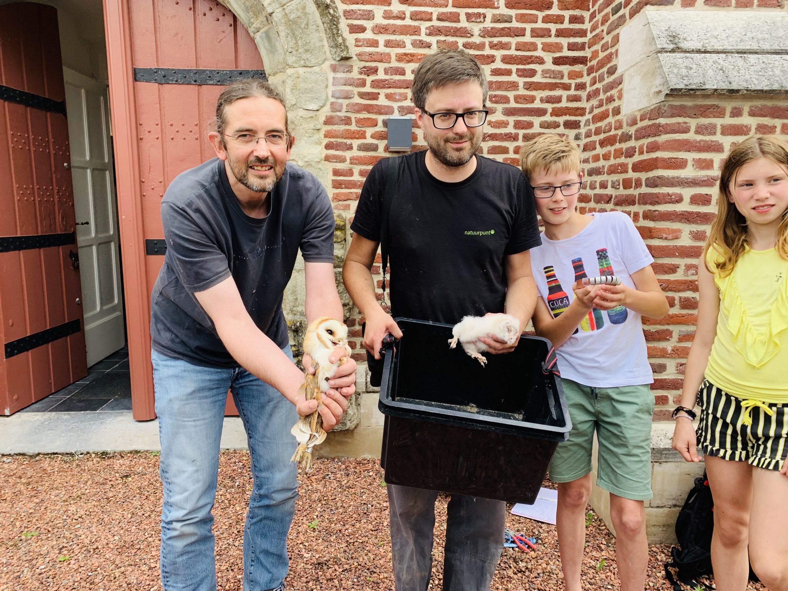 Uilskuikens geringd in Eichem