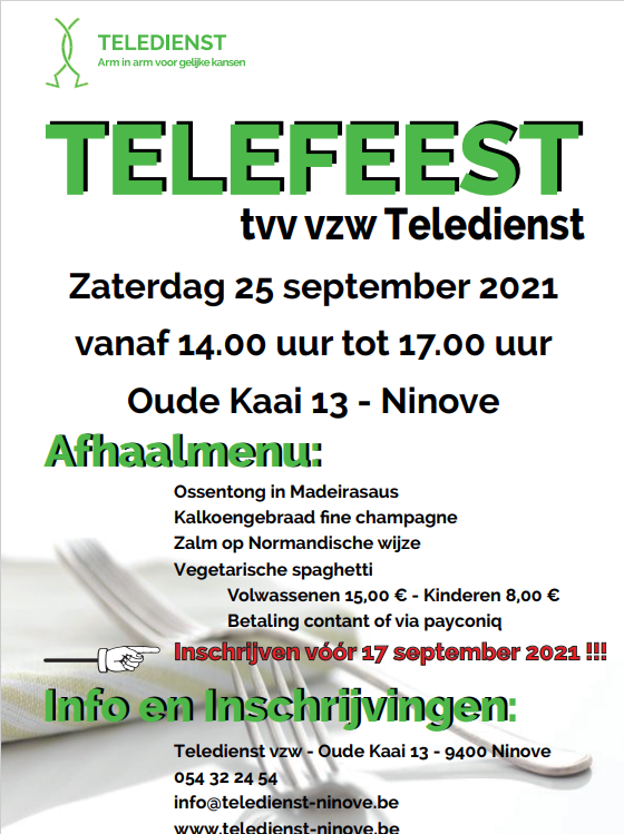 Afhaaleetfestijn Teledienst