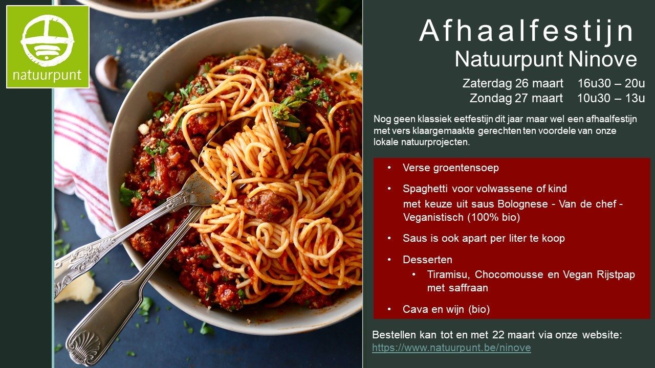 Natuurpunt afhaalfestijn