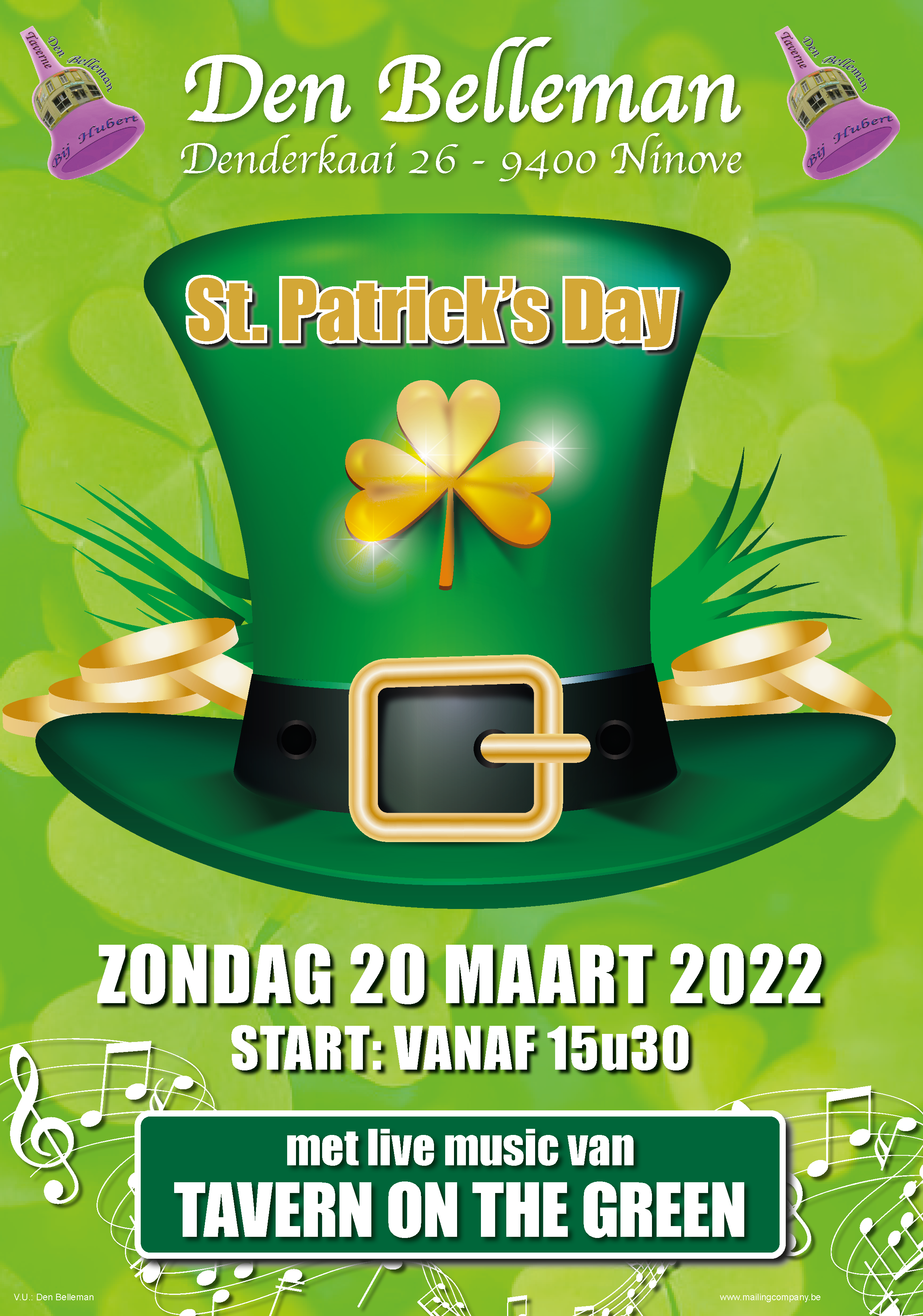 St Patricks Day aan de Denderkaai