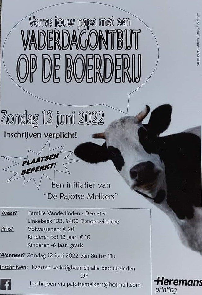 Vaderdagontbijt op de boerderij