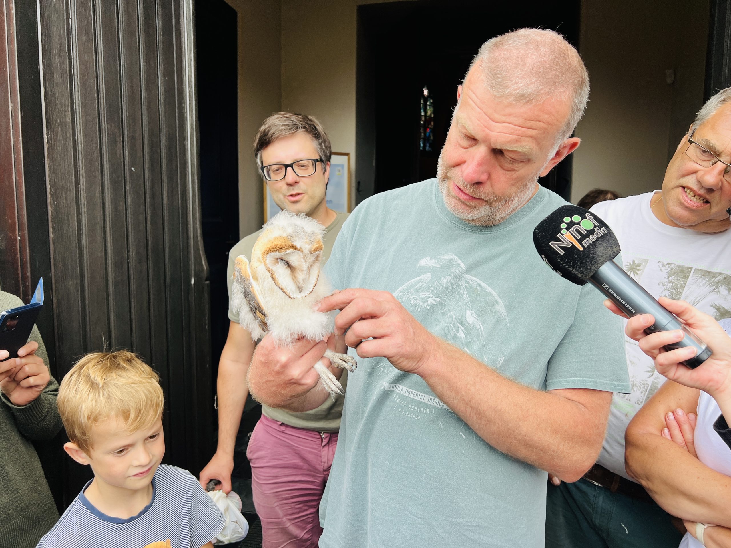 Kerkuilenbabyborrel aan de St.-Christoffelkerk