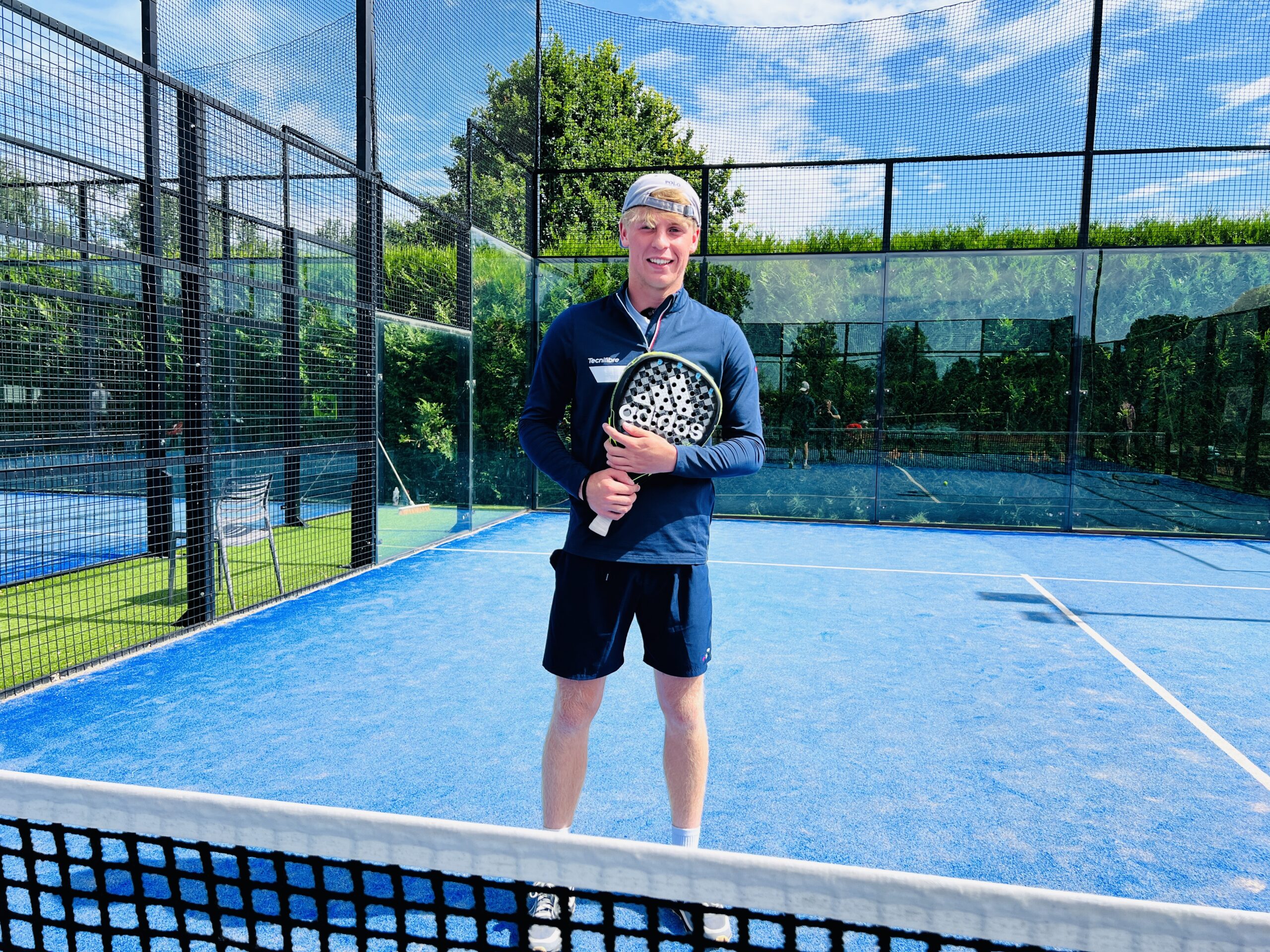 Pollarenaar Mats Herremans kampioen van België (U18) Padel
