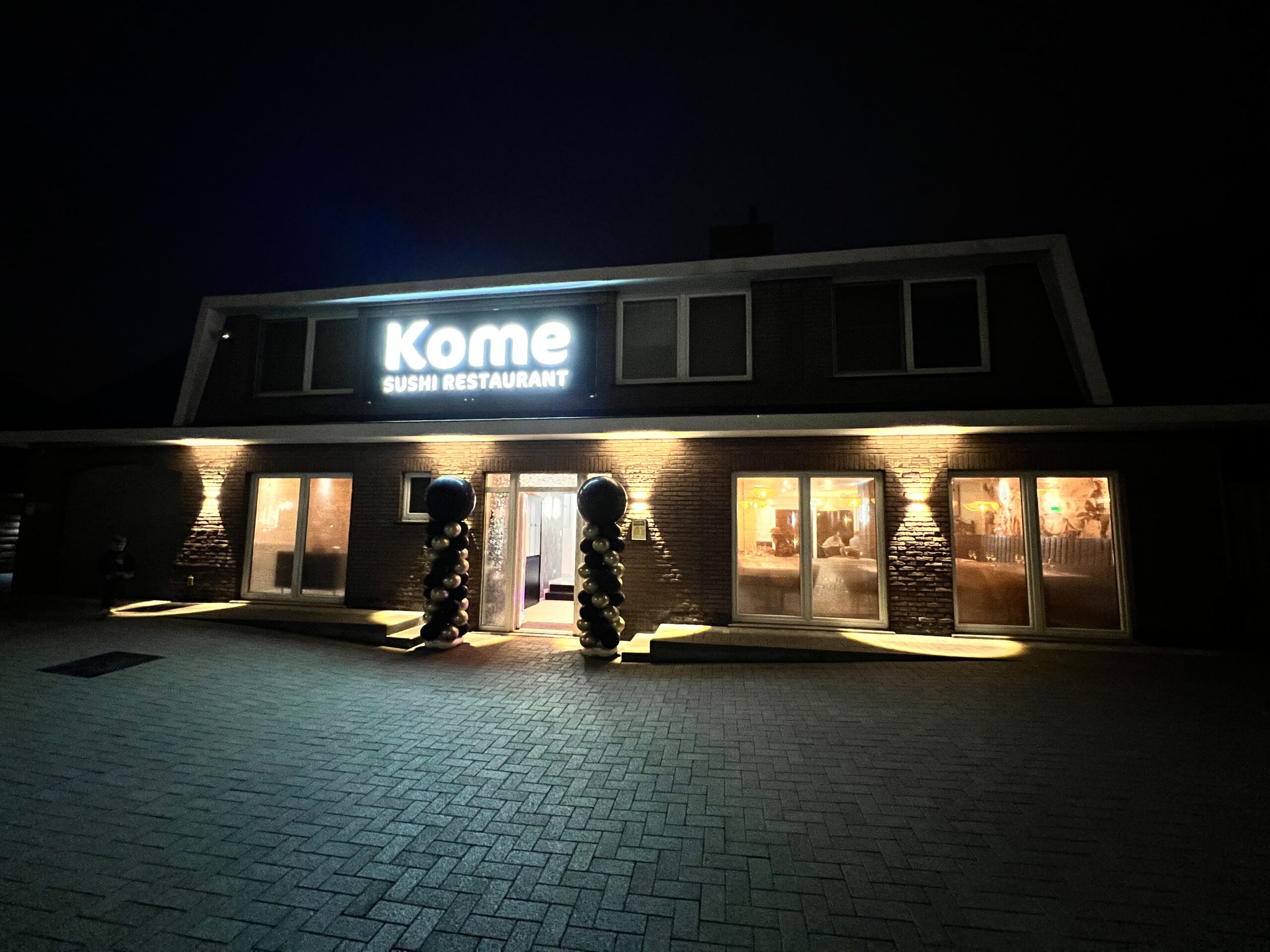 Kome Sushi restaurant heet je welkom