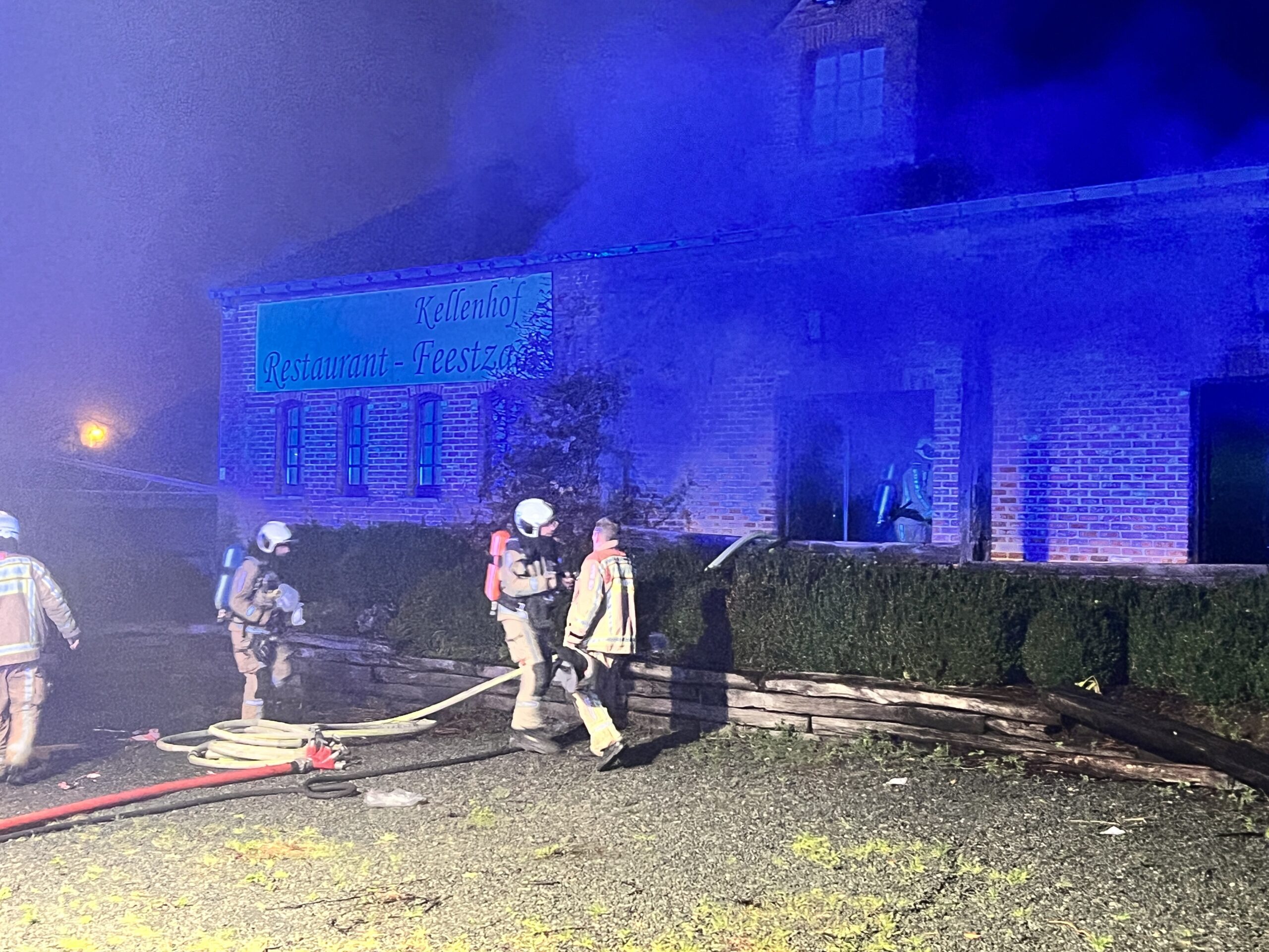 Brand veroorzaakt veel schade in feestzaal Kellenhof – Nieuwe versie