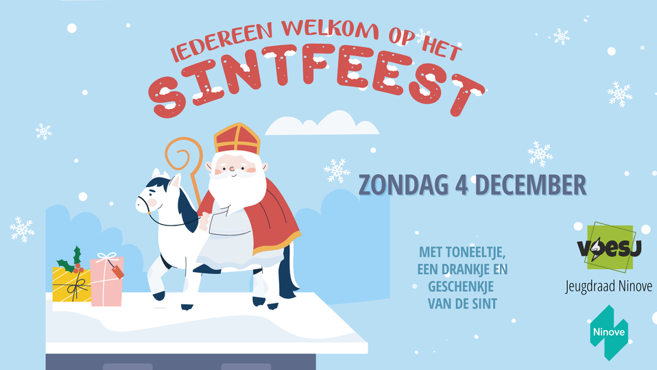 Sint en Pieten op bezoek bij Voesj