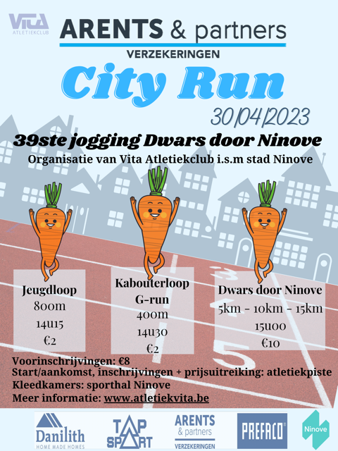 39ste jogging 'Dwars door Ninove'