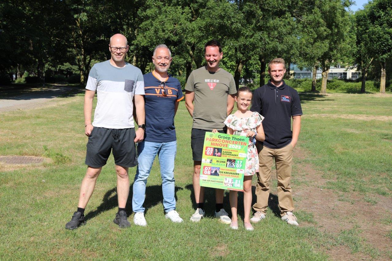 Zomerse persvoorstelling Parkconcerten 2023