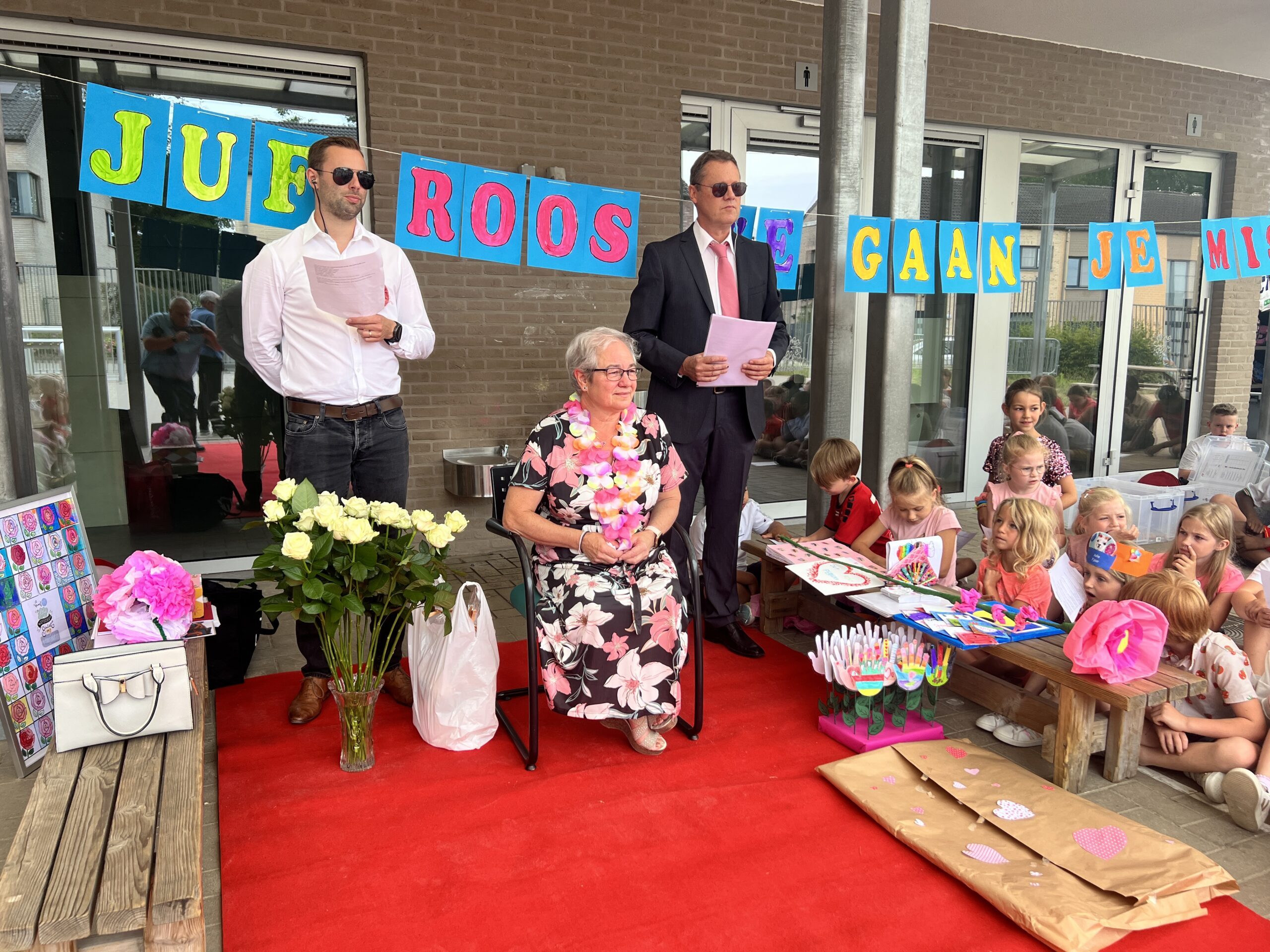 Laatste schooldag voor juf Roos