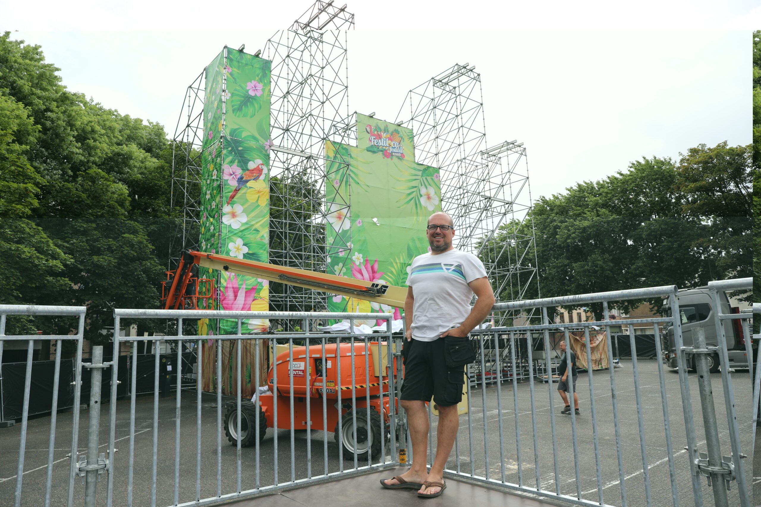 Opbouw accommodatie Festiloco is begonnen