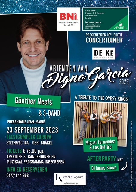 Concertdiner ‘Vrienden van Digno Garcia’