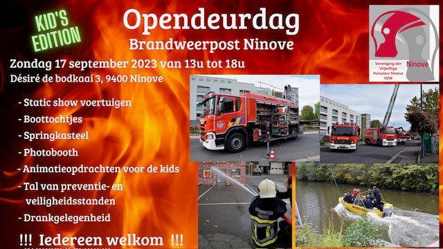 Opendeurdag Ninoofse brandweer