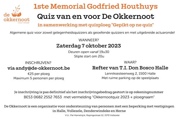 Quiz '1ste Memorial Godfried Houthuys'