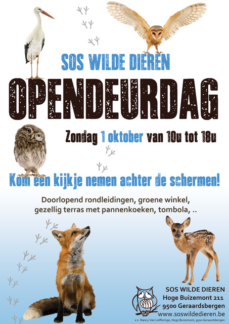 SOS Wilde Dieren zet de deuren open