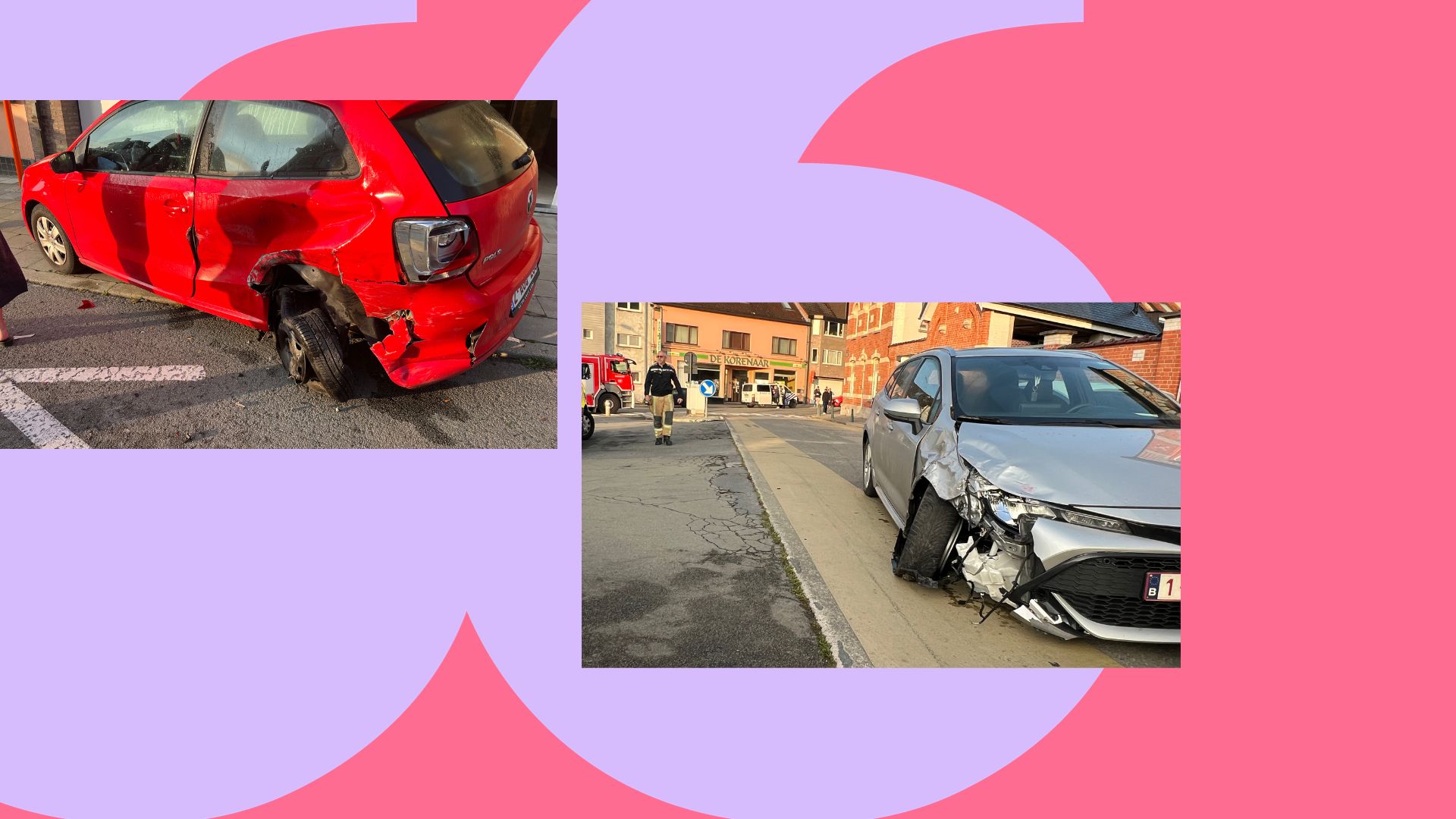 Kind gewond na botsing in Weggevoerdenstraat