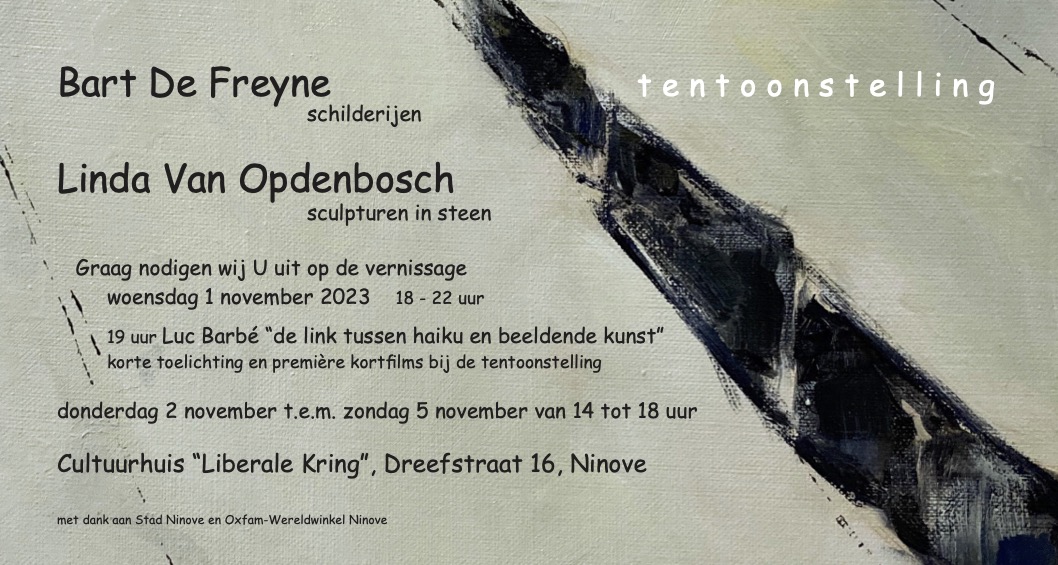 Tentoonstelling Bart De Freyne en Linda Van Opdenbosch