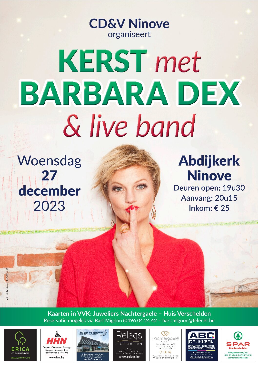 Kerstconcert met Barbara Dex