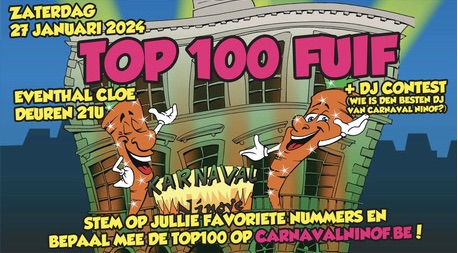Carnaval Ninof Top 100 Fuif