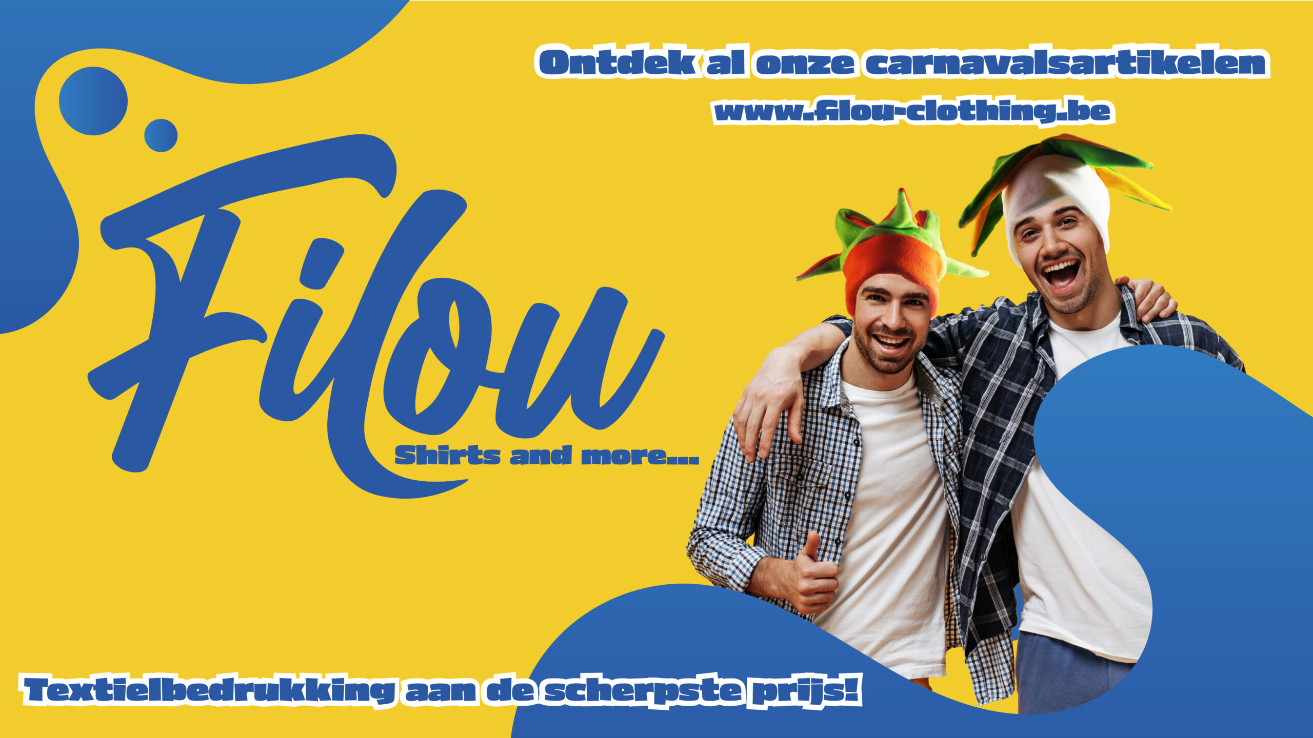 Filou, dé textieldrukkerij voor al jouw textiel aan de scherpste prijzen