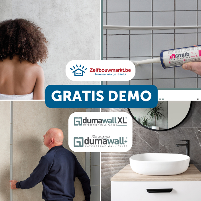 Demo pvc-wandpanelen Dumawall+ en Dumawall XL