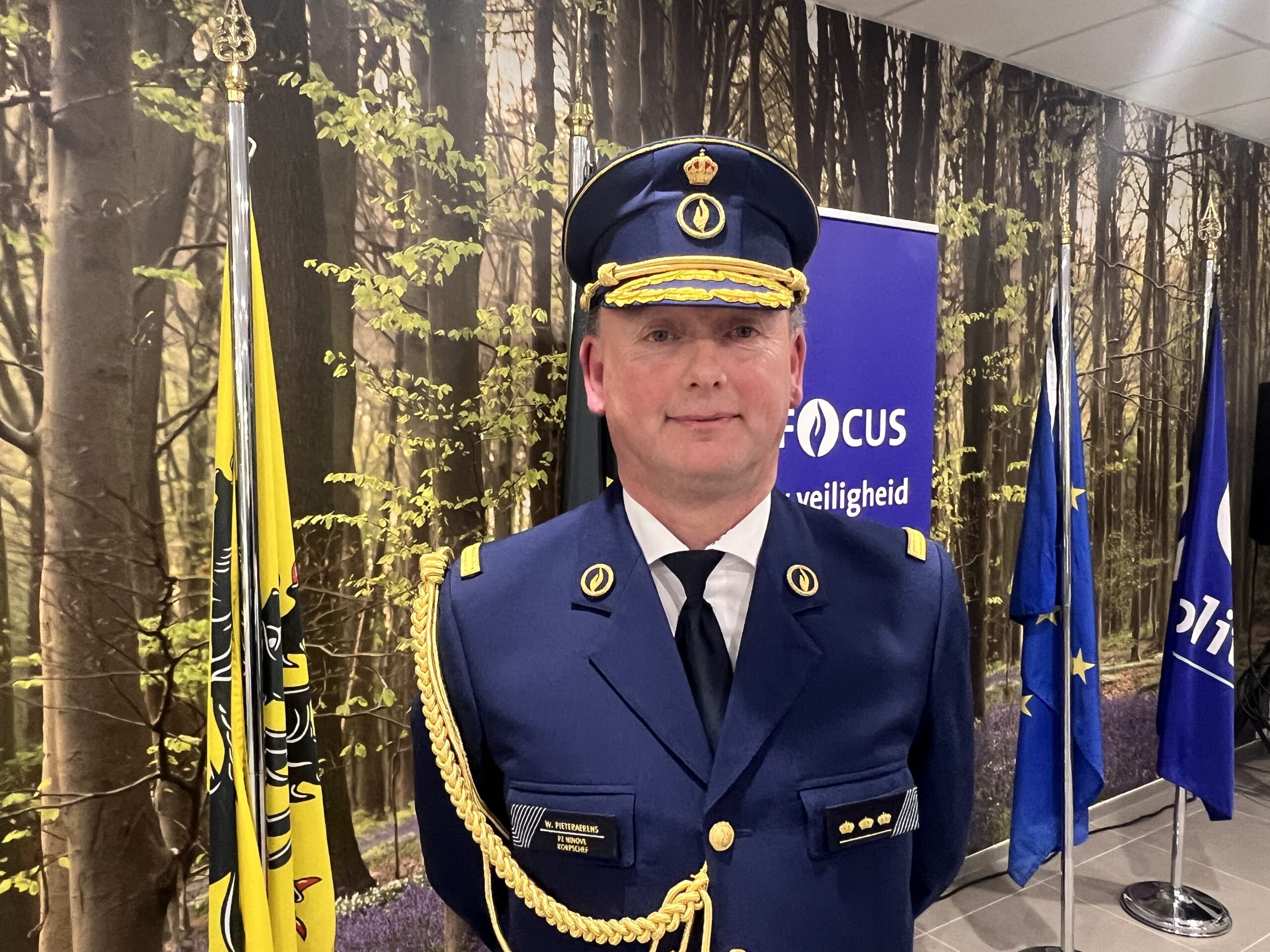 Wim Pieteraerens is de nieuwe korpschef van de Ninoofse politiezone