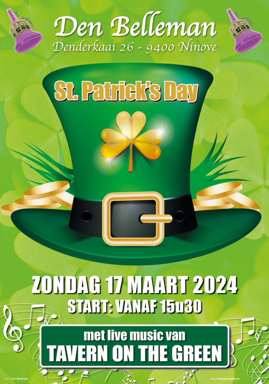 St. Patricks Day bij Den Belleman