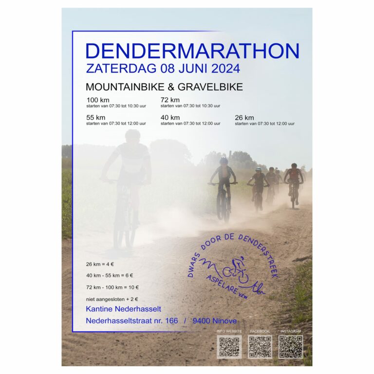 Dendermarathon dwars door Denderstreek