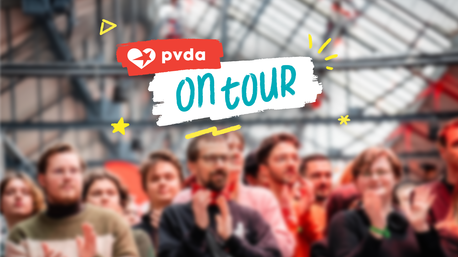 PVDA-lijsttrekkers in Oud Stadhuis