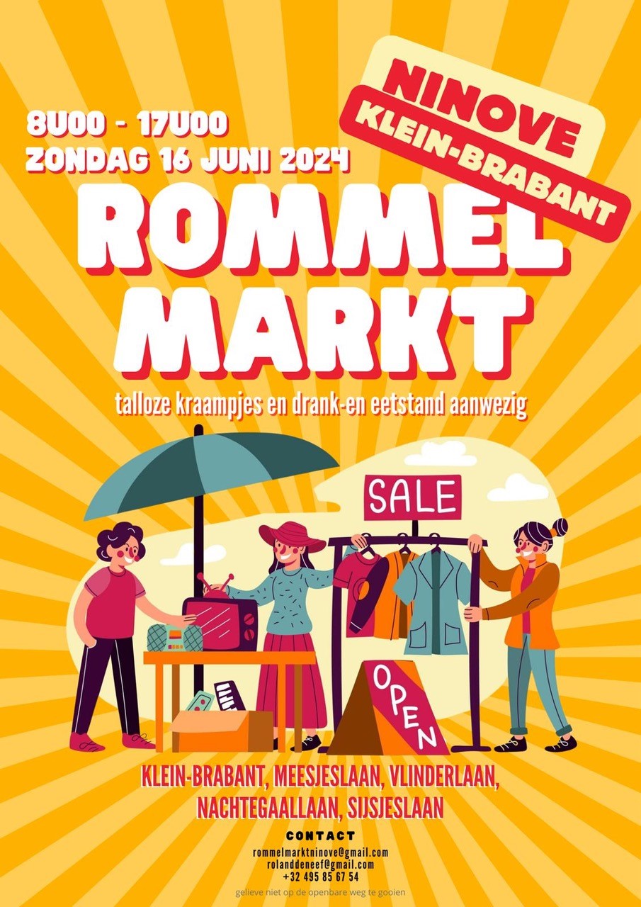 6de rommelmarkt Klein-Brabant