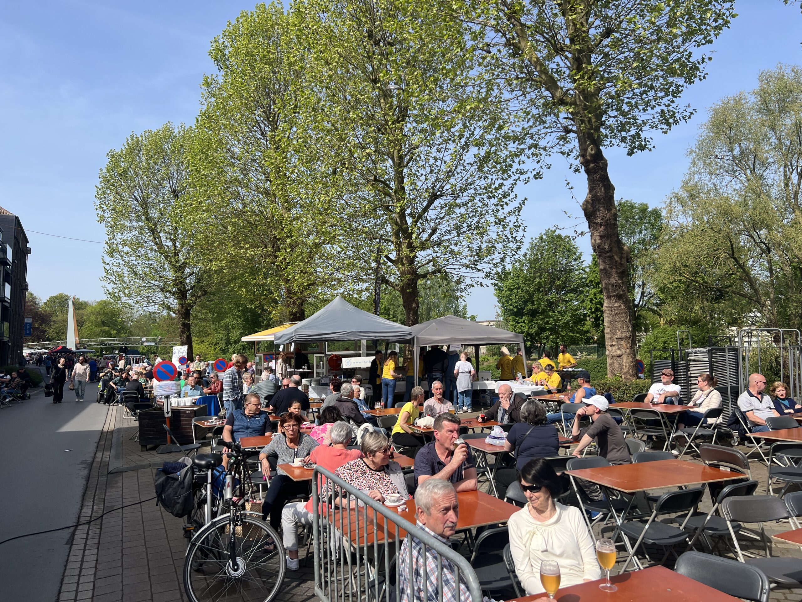 Zonnige stemming op Bellemanfeesten