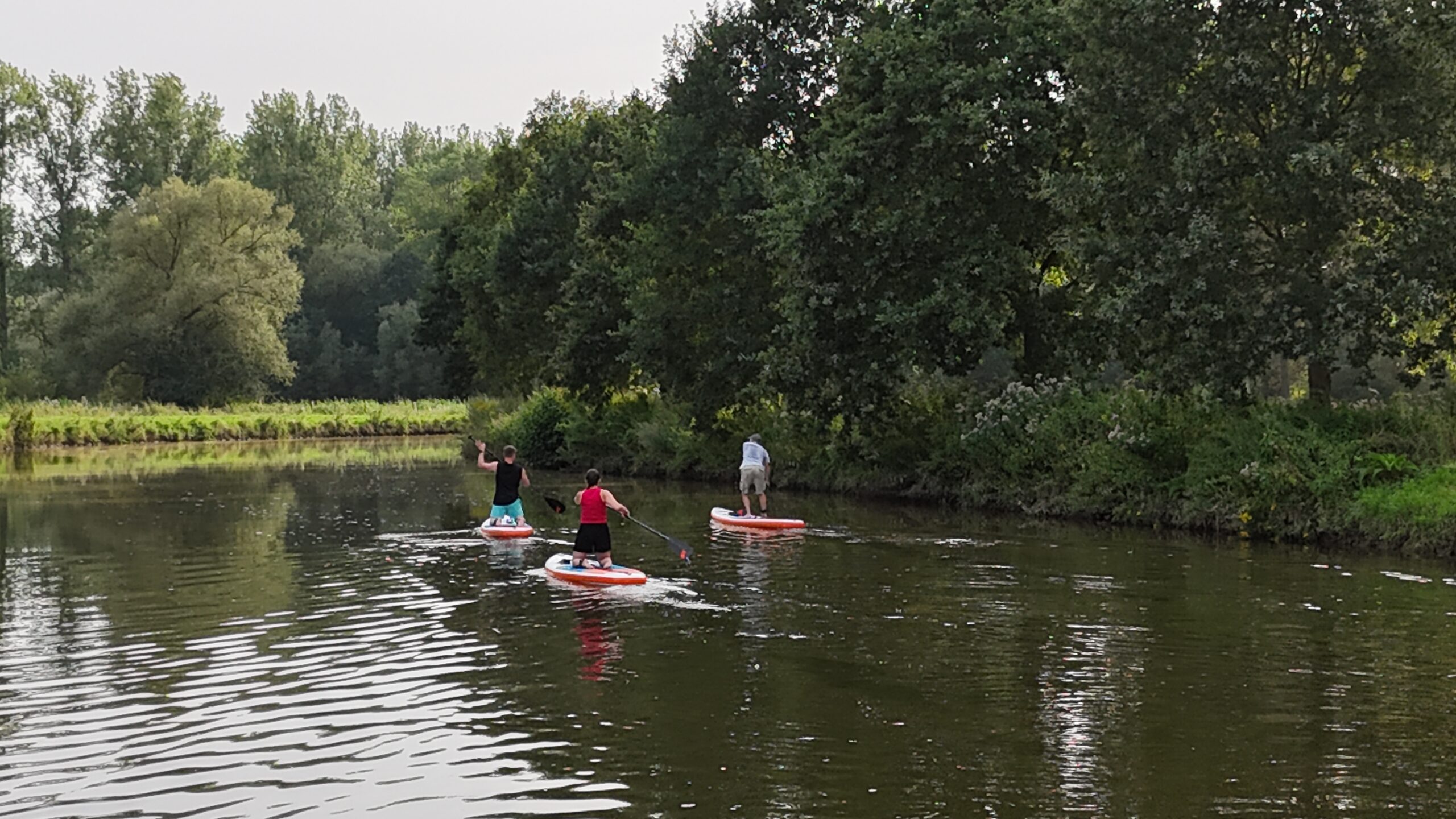 De ideale zomersport: ‘suppen’ op de Dender
