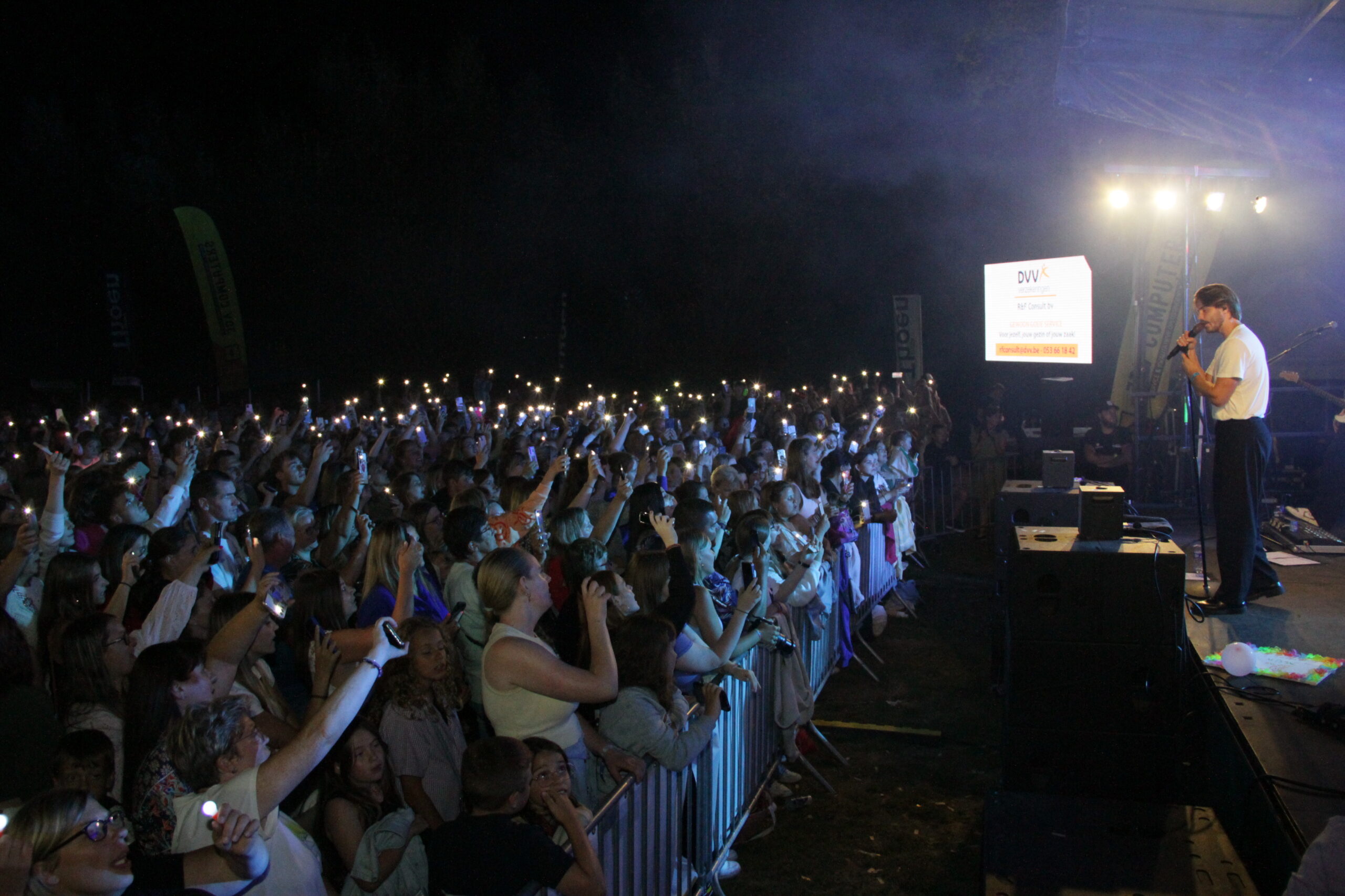 Derde parkconcert op een warme augustusavond