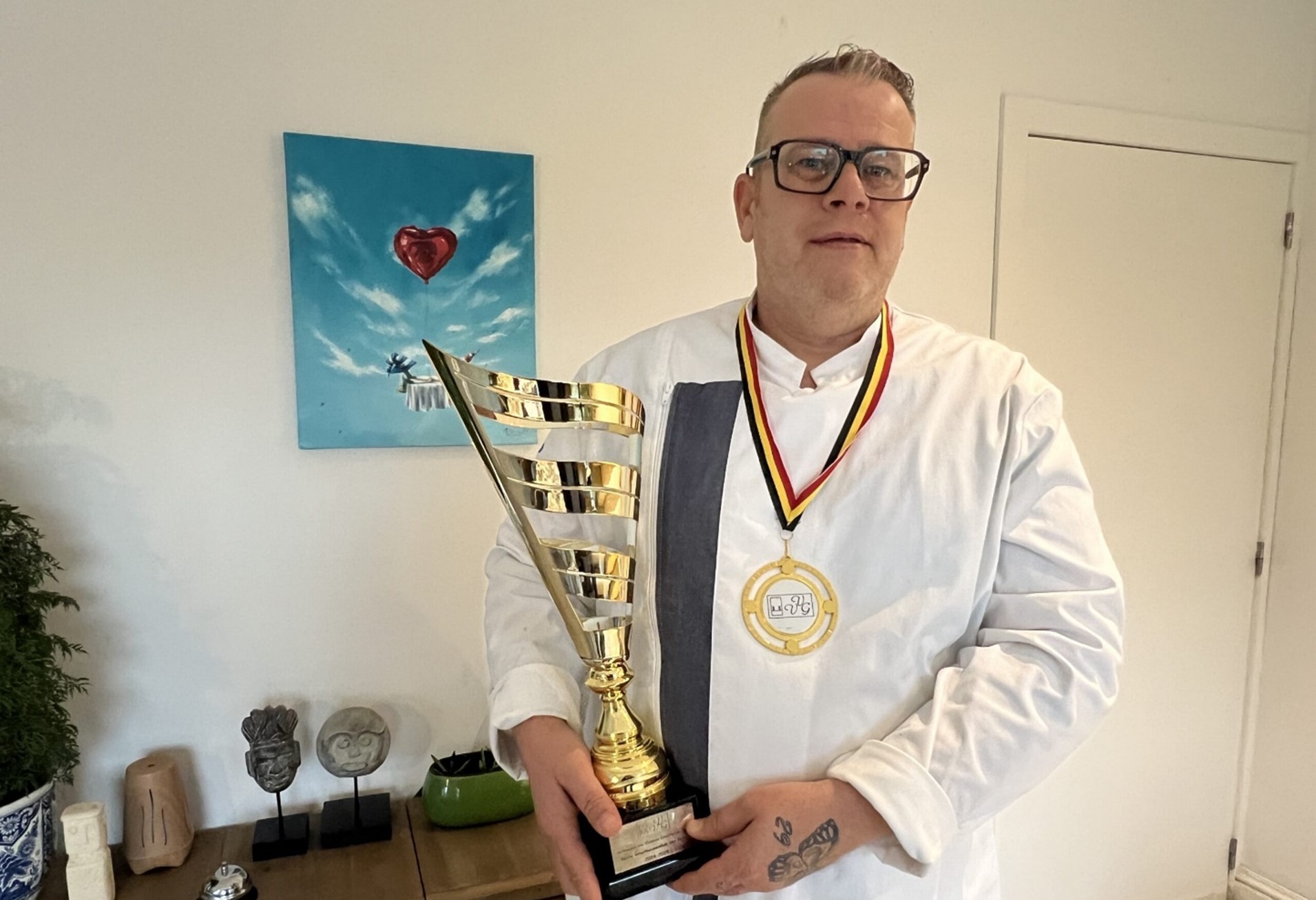 Chef Stefan Geldhof is beste Belgische grootkeukenkok