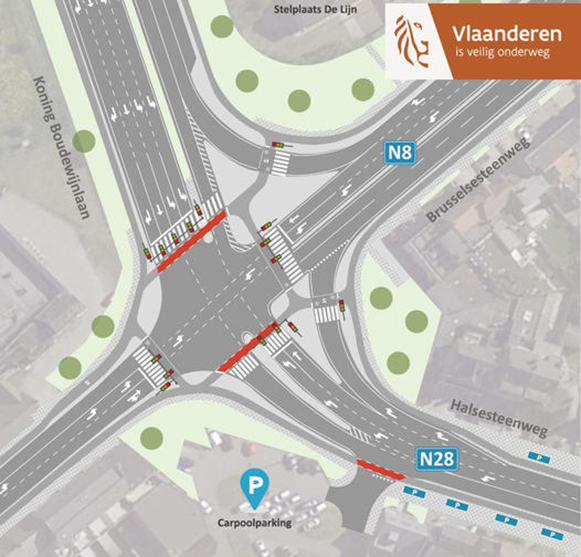 Plannen vernieuwd kruispunt Tramstatie voorgesteld