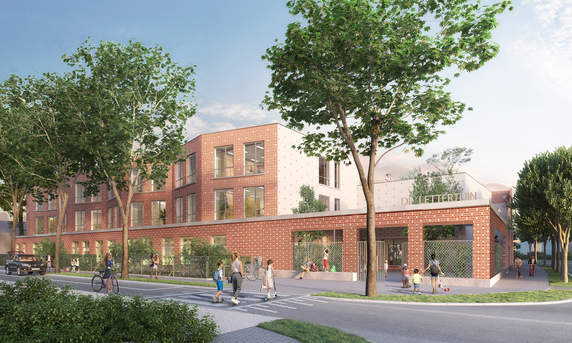 Start bouw nieuwe stedelijke basisschool De Lettertuin