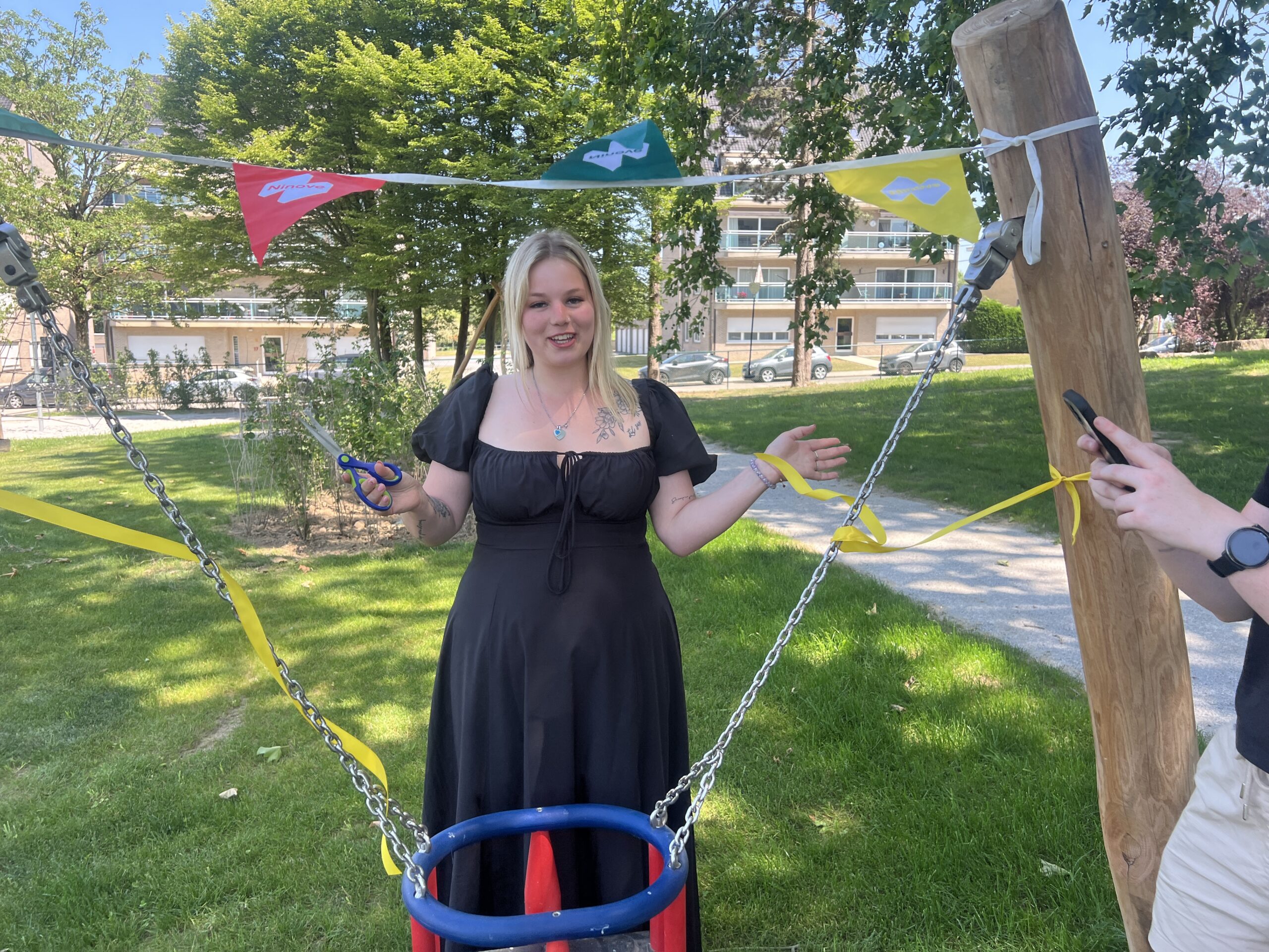 Feestelijke opening nieuw speelterrein