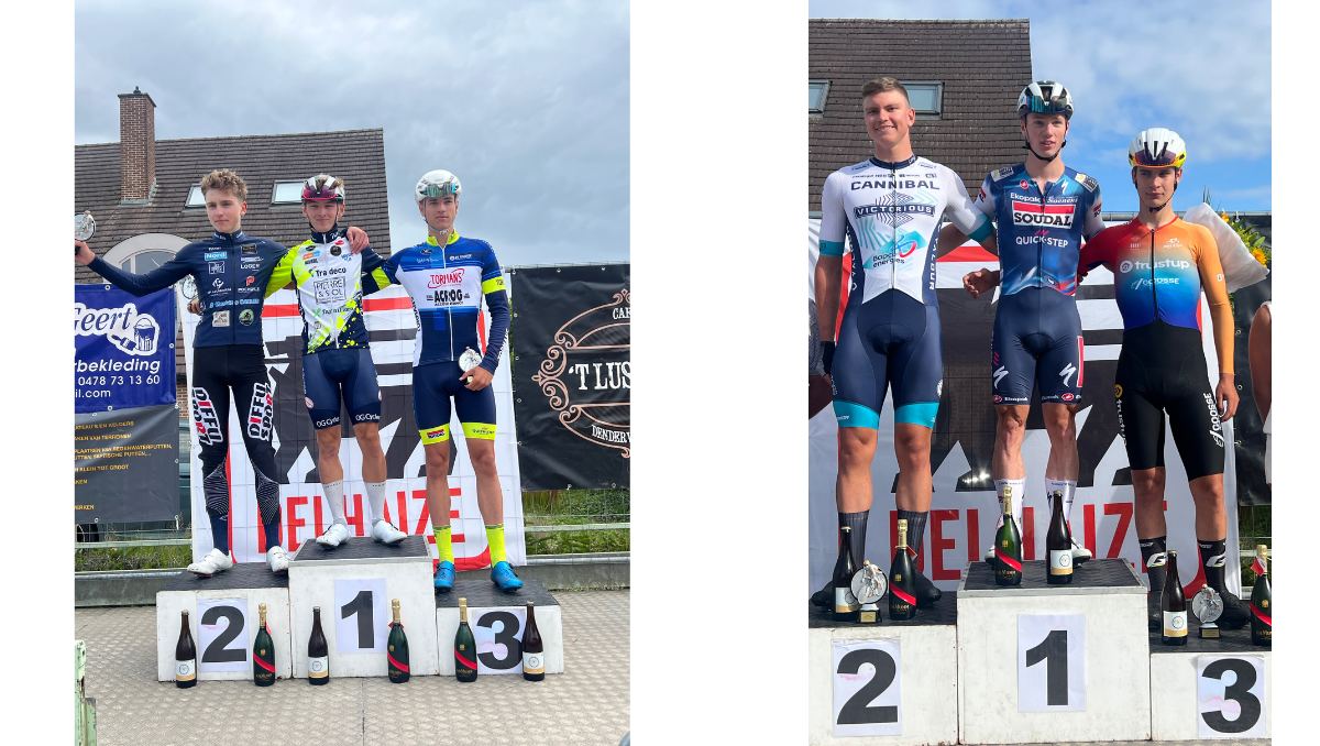 Nieuwelingen en juniores spurtten naar overwinning in de Krepelstraat