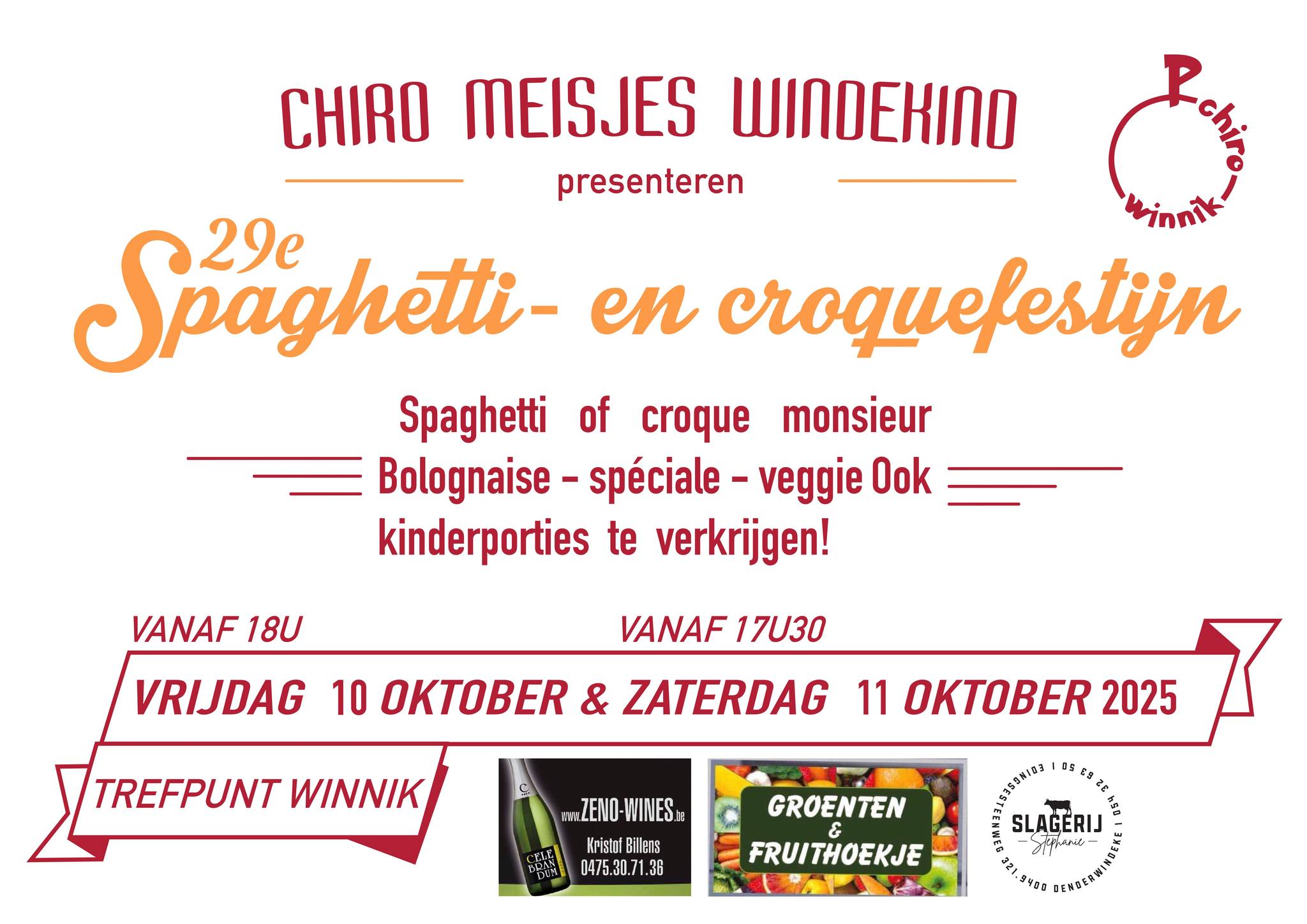 Spaghetti- en croquefestijn