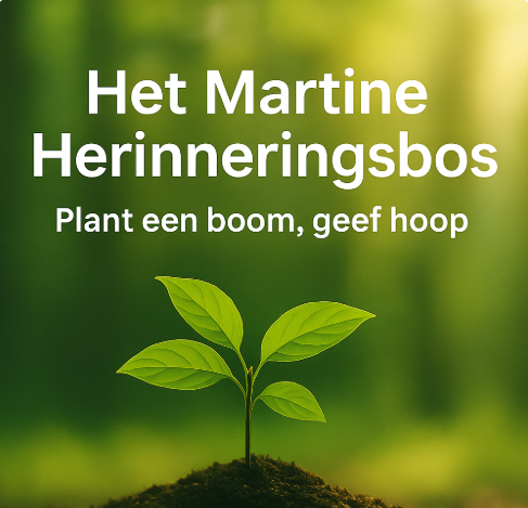 Aanplanting Martine Herinneringsbos