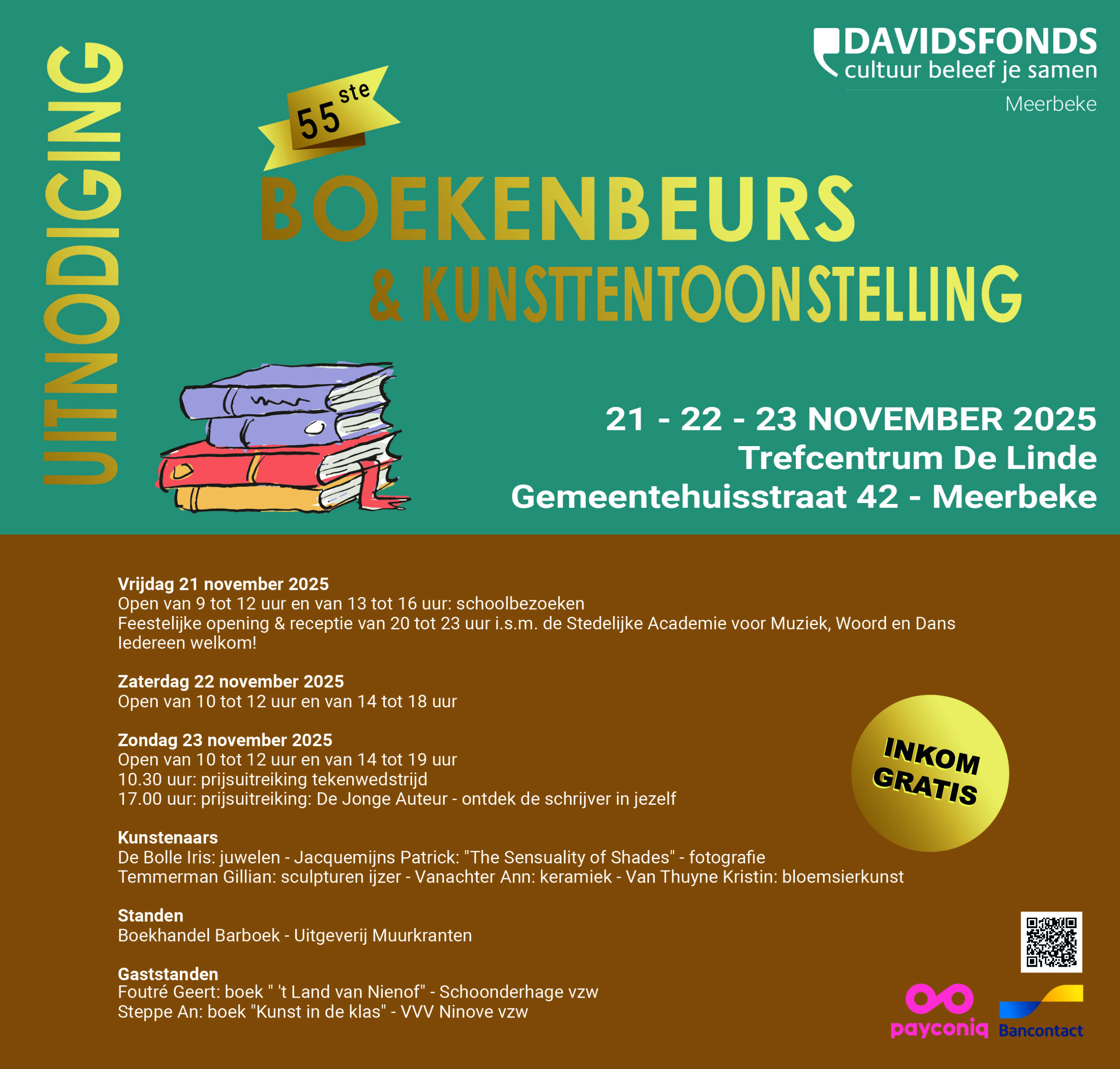 55ste boekenbeurs en kunsttentoonstelling
