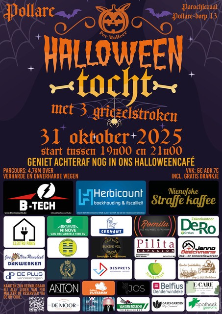 Halloweentocht met Per Malleer