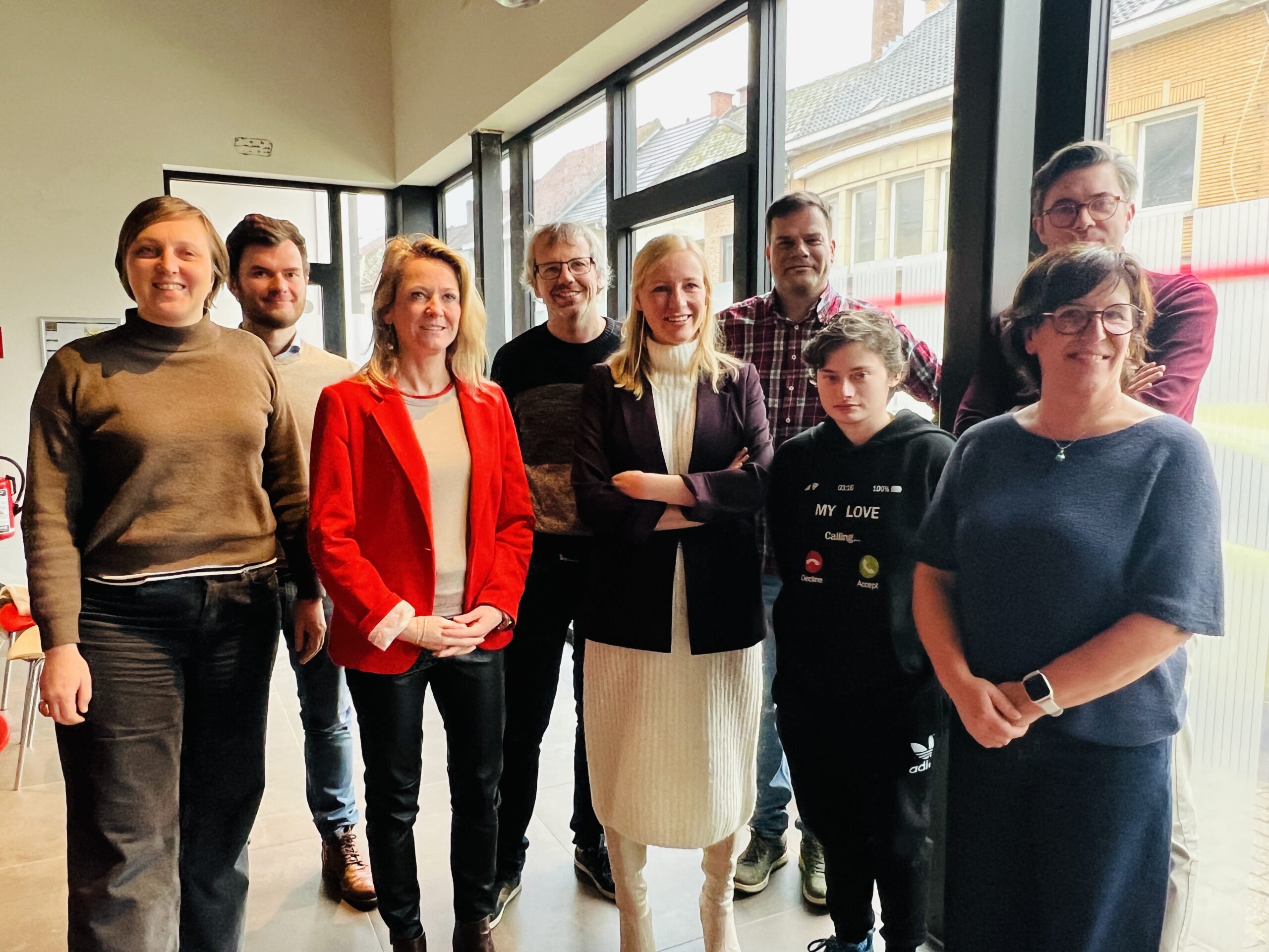 Minister Melissa Depraetere op bezoek in de Vooruit