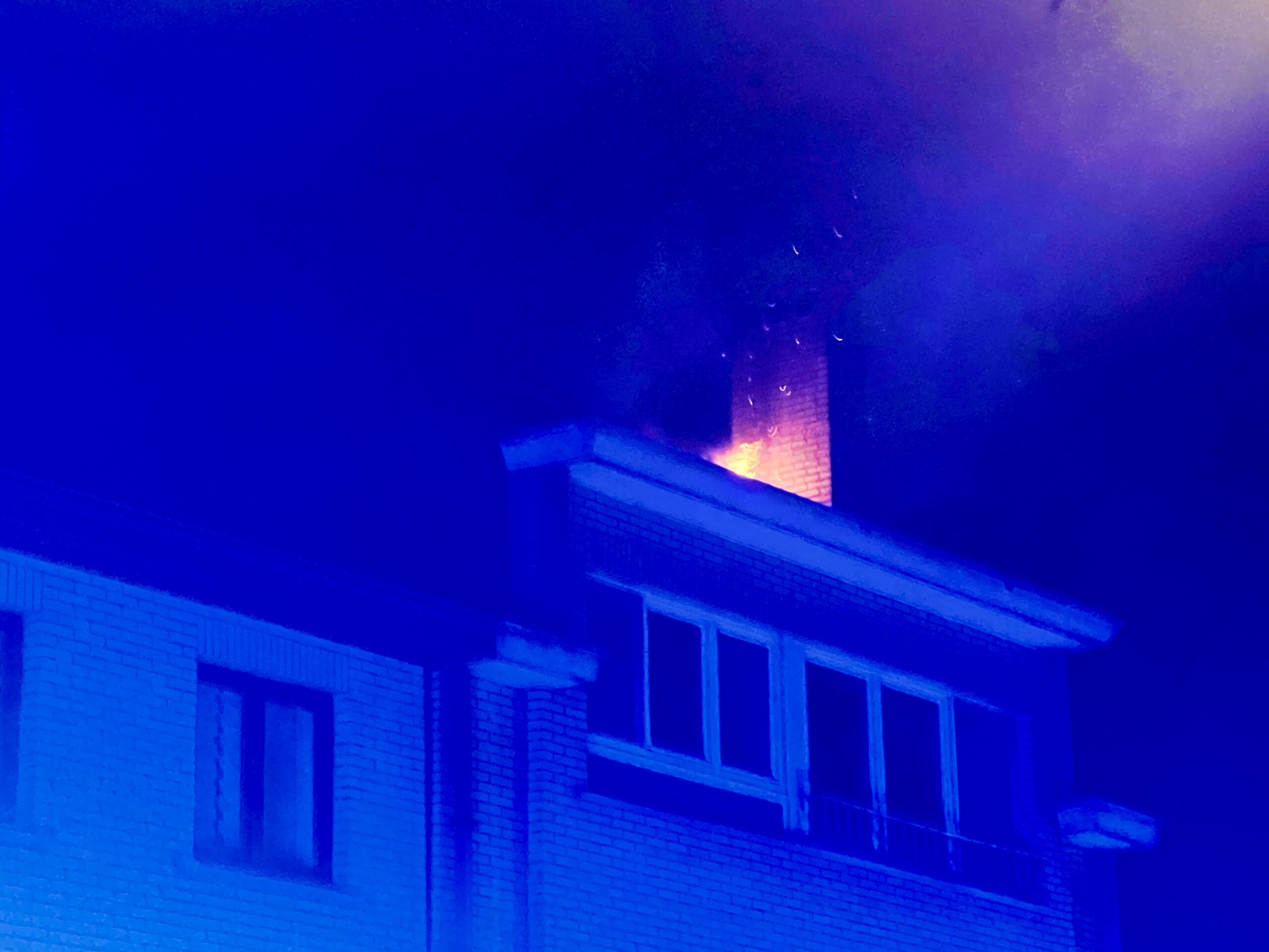 Pelletkachel zorgt voor brand in woning aan Merellaan